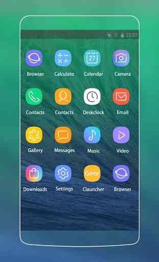 Theme for Galaxy S8 HD: ios11 style 2
