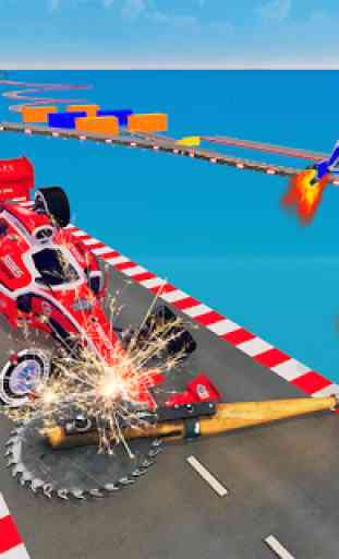 Top Speed Formula Car Stunts Robot Transform Games 3