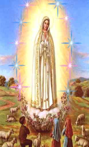 Virgen De Fatima Linda Fondo Animado 1