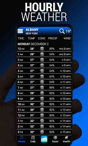 Weather Action - Hourly & 7 Day Forecast and Maps 3
