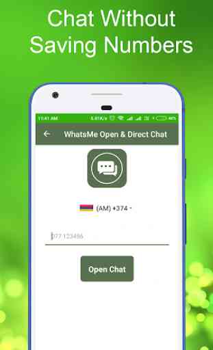 WhatsMe Open & Direct Chat 2