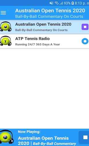 Australian Open Tennis 2020 Radio Live App Free 1