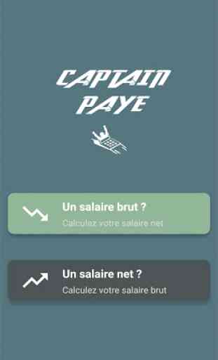 Captain Paye - Prélèvement à la Source  Brut ↔ Net 1