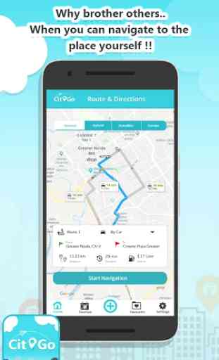 CityGo - Best Travel Planning App with Navigation 3