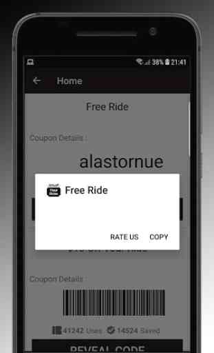 Coupons for Uber Rideshare Free Rides 3