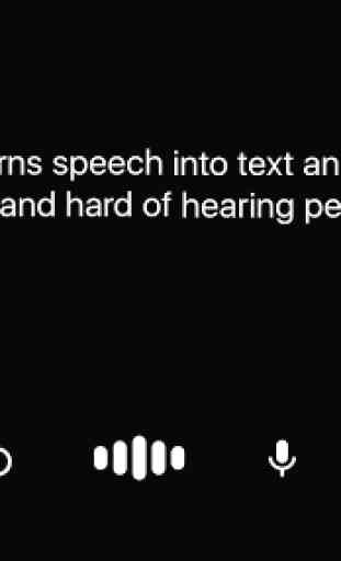 Earfy: live captions for persons with hearing loss 3