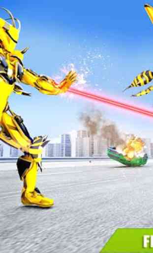 l'ape volante fa battaglia robotica: giochi robot 3