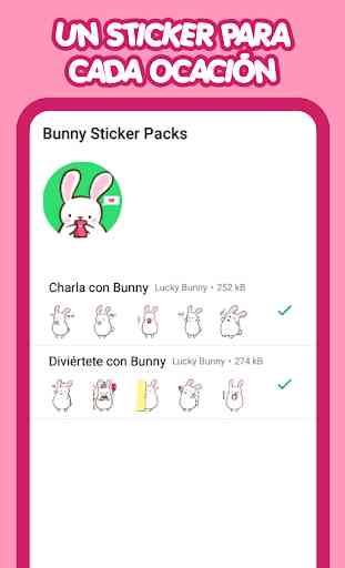 Lucky Bunny Stickers 2