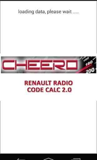 RADIO CODE CALC FOR RENAULT - NO LIMIT 2