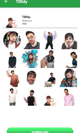 Stickers grátis YouTubers - WAStickerApps 2