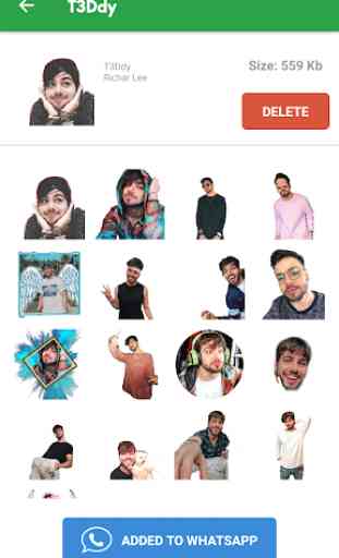 Stickers grátis YouTubers - WAStickerApps 3