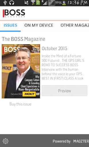 The BOSS Magazine 1
