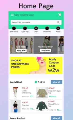 w2w- western wear Online Shopping App 1