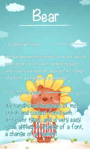 Bear Font for FlipFont , Cool Fonts Text Free 1