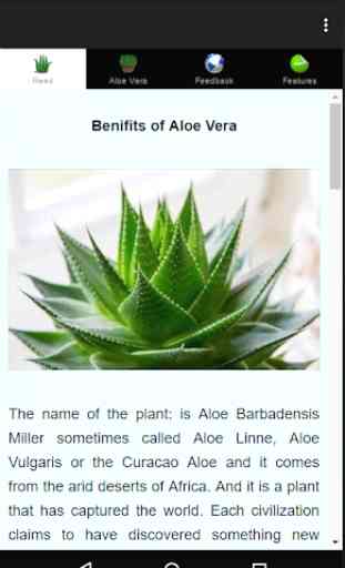Benefits of Aloe Vera 2