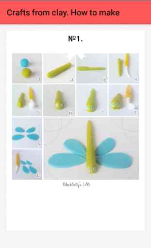 Crafts from clay. How to make 2