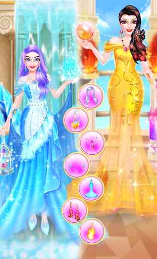 Ice VS Fire Princess Makeup 4