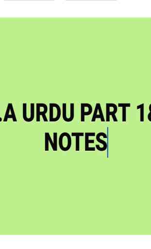 M.A URDU PART 1&2 NOTES 1