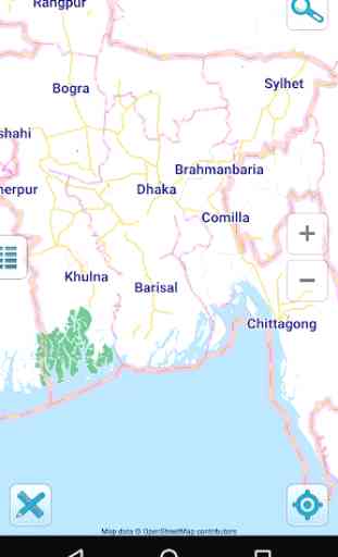 Map of Bangladesh offline 1