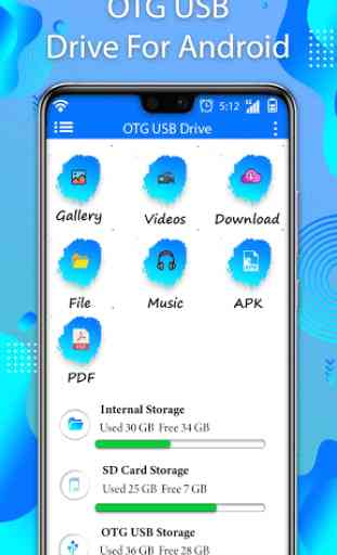 OTG USB Driver For Android : USB To OTG Converter 1