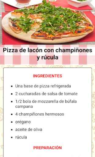 Recetas de Pizzas Caseras 3