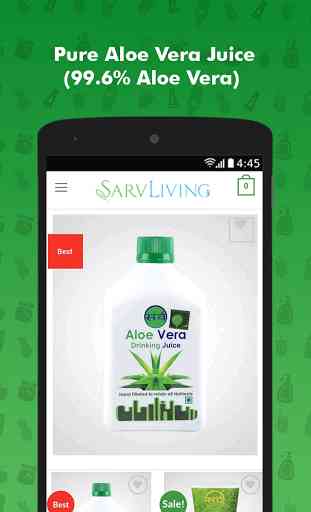 SarvLiving – Aloe Vera Products, Aloe Vera Juice 3