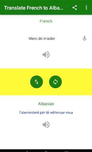 Translate French to Albanian 3
