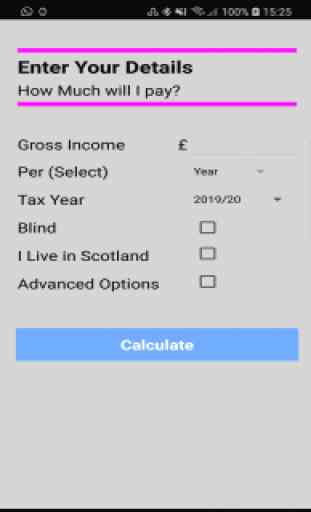 UK Income Tax Calculator 2019/20 1