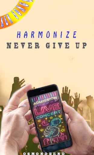 Wimbo Never Give Up (Harmonize) 1