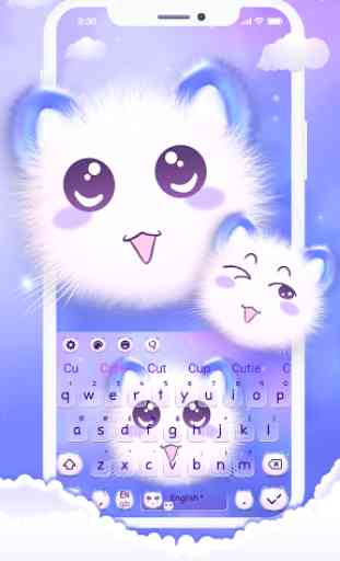 Cute Kitty Kawaii Keyboard 1