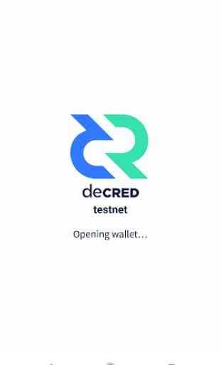 Decred Wallet Testnet 1