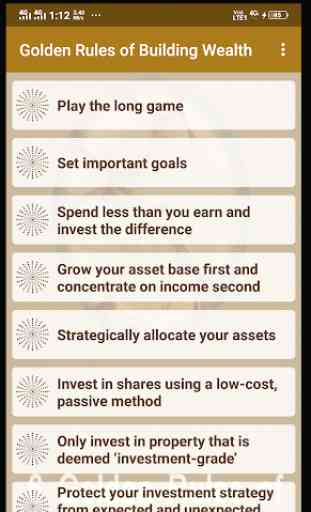 Golden Rules of Building Wealth 2