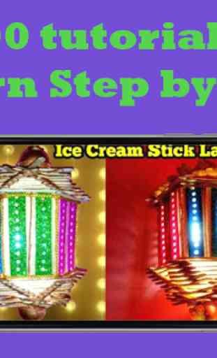 Ice Cream Stick Idee artigianali fai da te 2