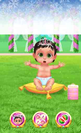 Ice Royal Princess Baby Care * Babysitting games * 3