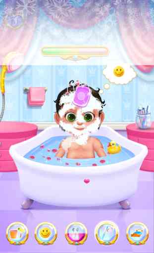 Ice Royal Princess Baby Care * Babysitting games * 4