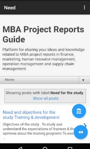 MBA Project Reports 4