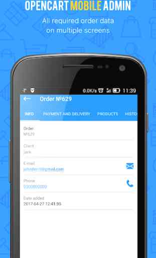 OpenCart Mobile Admin 4