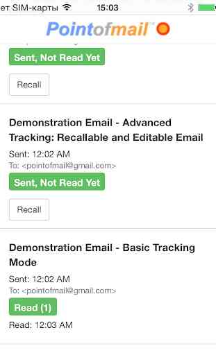 Pointofmail Email Tracking and Recall 2
