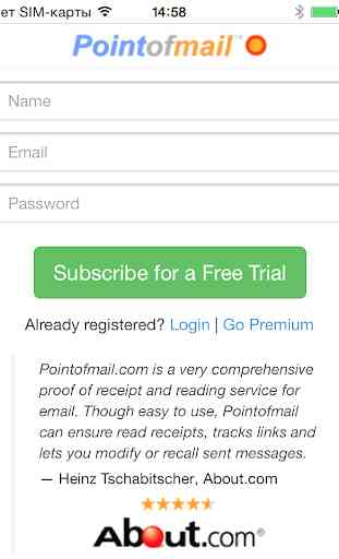 Pointofmail Email Tracking and Recall 4