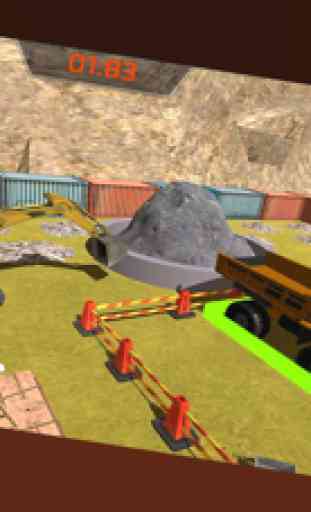 Simulatore pesante di escavatore a volo 3D 1