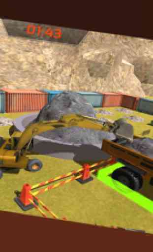 Simulatore pesante di escavatore a volo 3D 2