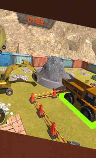 Simulatore pesante di escavatore a volo 3D 4