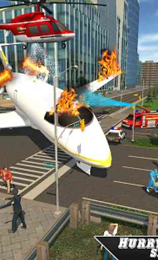 Airplane Fire Fighter  Ambulance Rescue Simulator 2