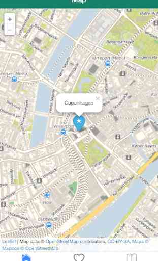 Copenhagen mappa offline guida 1
