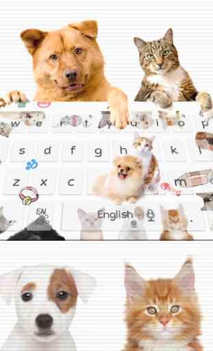 Cute Cat Dog Keyboard 1