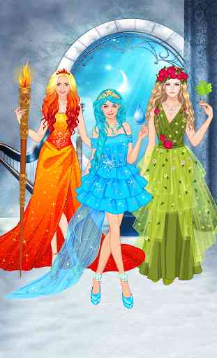 Element Princess dress up game 1