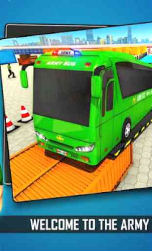 esercito parcheggio bus gioco: giochi di bus 4