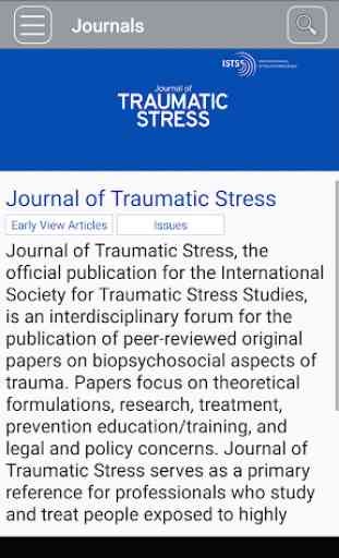 Journal of Traumatic Stress 2