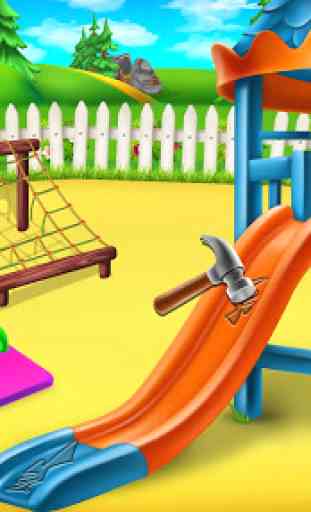Pulizia e riparazione del parco divertimenti 3