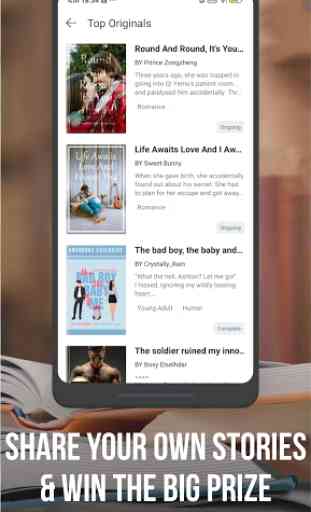 Read/write chapters/novels/stories-AnyBooks lite 2